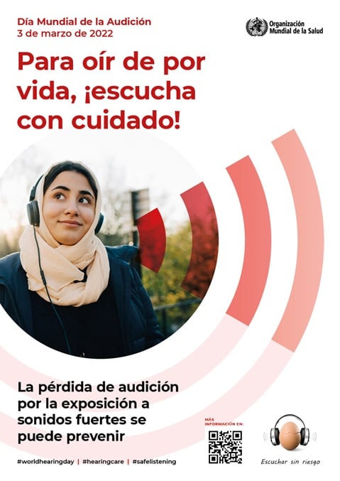 Para oír de por vida,¡escucha con cuidado!